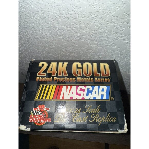 1/24 RACING CHAMPIONS #10 Ricky Rudd 24K GOLD NASCAR 1999 Limited Issue #4G - Picture 8 of 10